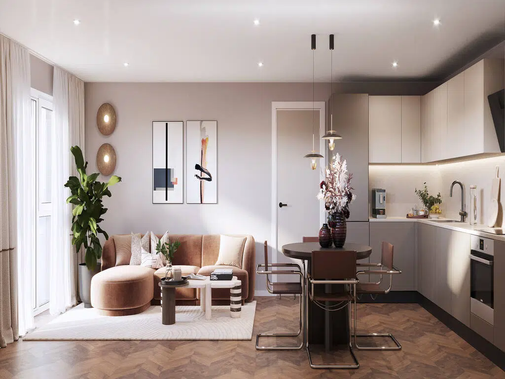 Abbey Row living room