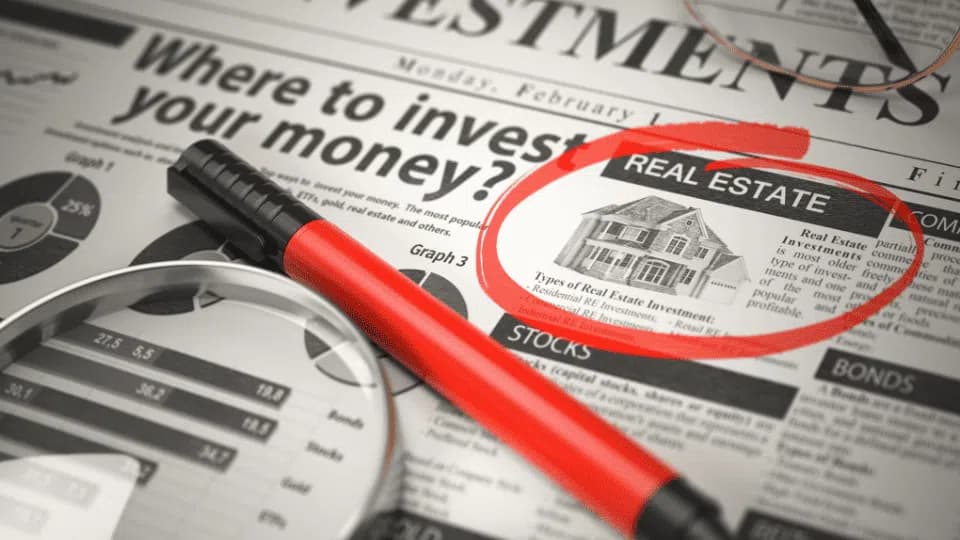A highlighted residential investment property
