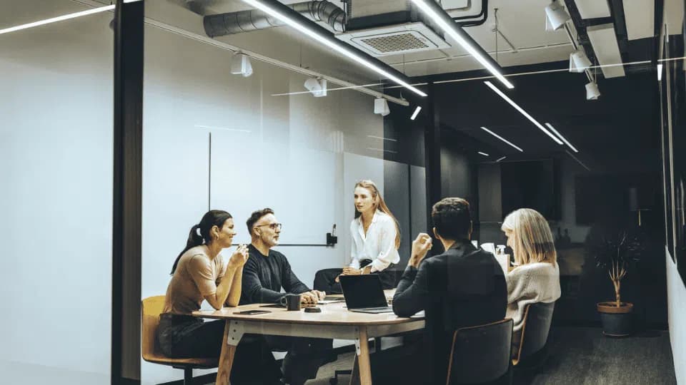 A property investment meeting