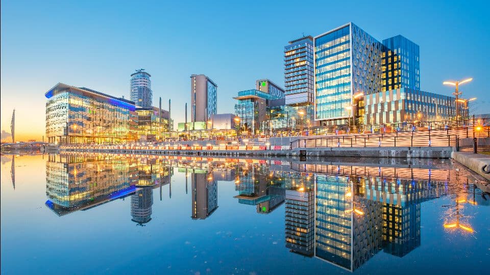 MediaCityUK waterfront