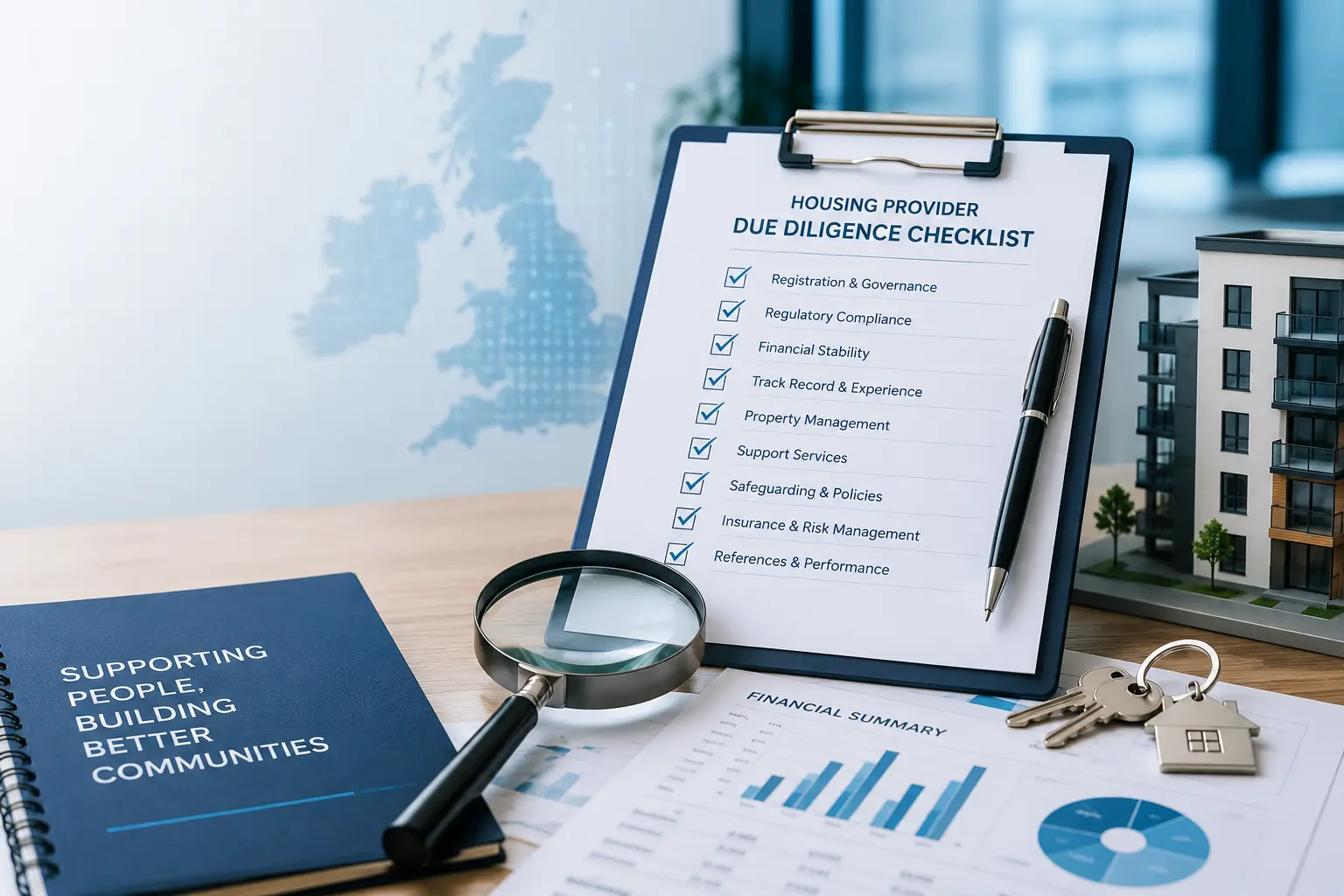 Supported Housing Provider Due Diligence Checklist property investment guide